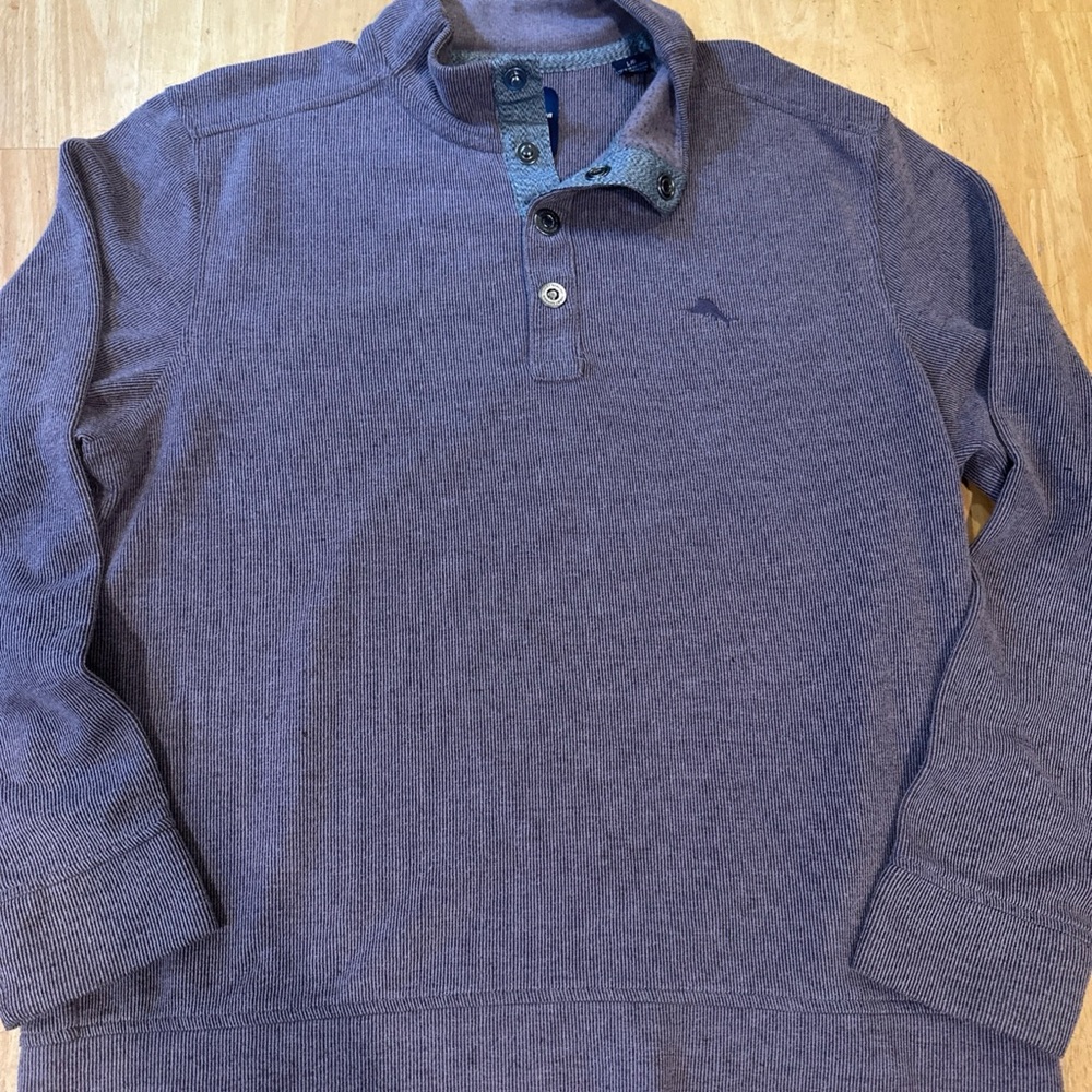 Tommy Bahama Men's 1/4 Zip Sweater Size Large